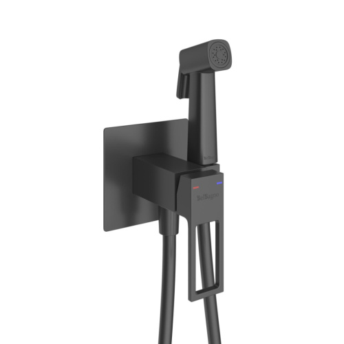 Гигенический душ со смесителем BelBagno LUCE LUC-HGN-NERO черный матовый - фото 2