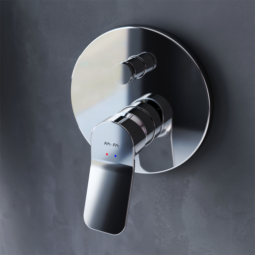 Смеситель для ванны и душа Am.Pm X-Joy F85A45000 встраиваемый в стену хром