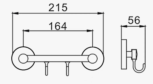 Крючок D-Lin D288111-2 - фото 2