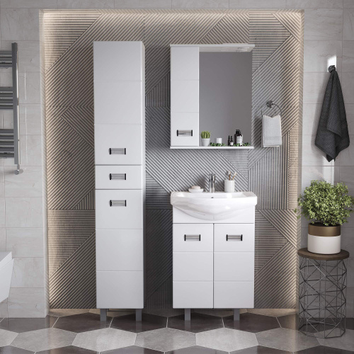 Зеркало-шкаф Onika Балтика 205815 58х16х71 подвесной цвет белый - фото 5