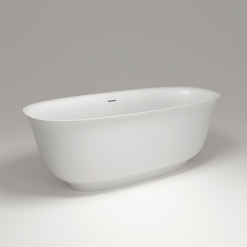 Ванна из искусственного камня Plumberia Selection Seta SETA 170BO 171х75 отдельностоящая овальная с ножками - фото 3