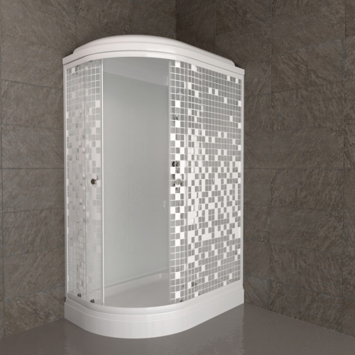 Душевая кабина Тритон Коралл Щ0000061818 120х80 четверть круга с крышей ориентация правая - фото 2