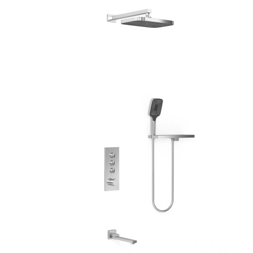 Душевая система Vincea VSFW-431T1RCH встраиваемая в стену с термостатом - фото 2