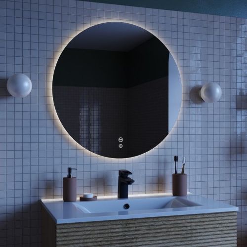 Зеркало с подсветкой IDDIS Bild BIL80T0i98 80х80 цвет белый - фото 3