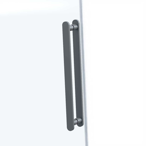 Душевая дверь Vincea Como Soft VDS-1CS130CLGM 130х195 стекло прозрачное профиль вороненая сталь - фото 5