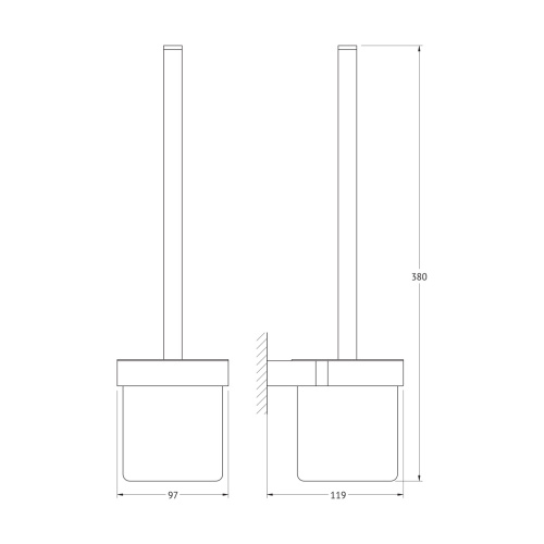 Ершик Artwelle SCHWARZ 7729 - фото 2