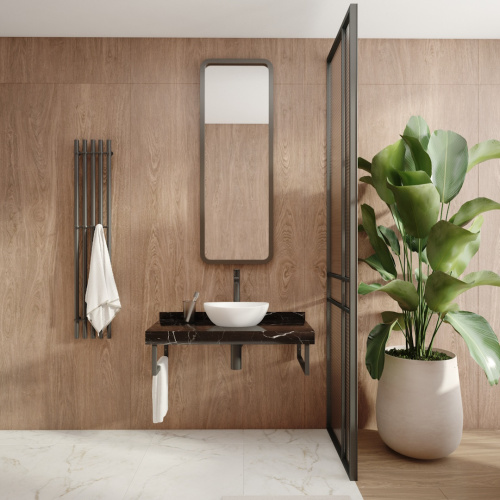 Столешница Teymi Helmi T150310 100х50 подвесная цвет черный - фото 5