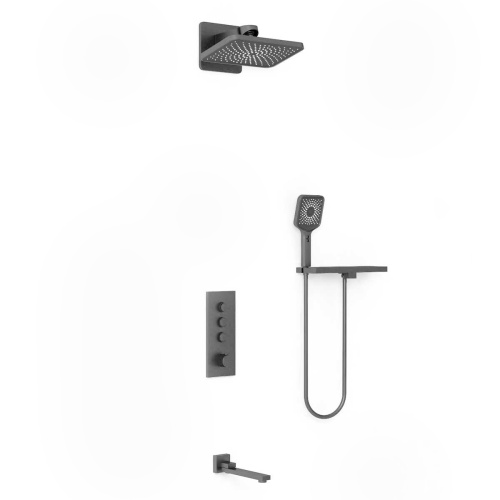 Душевая система Vincea VSFW-433TI4RGM встраиваемая в стену с термостатом - фото 2
