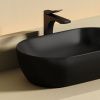 Раковина из сантехнического фарфора Ceramica Nova TWIST CN12001MB 50х30 накладная цвет черный