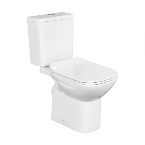 Чаша унитаза напольная Roca Debba 734299700Y цвет белый без бачка без сиденья смыв торнадо - фото 4