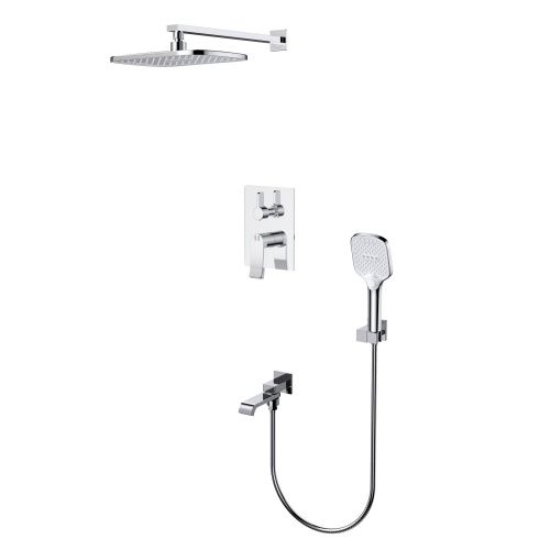 Душевая система Splenka S31.27 встраиваемая в стену цвет хром - фото 2