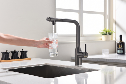 Смеситель для кухни Paulmark VIPER Vi213105-GM на раковину беретта - фото 5