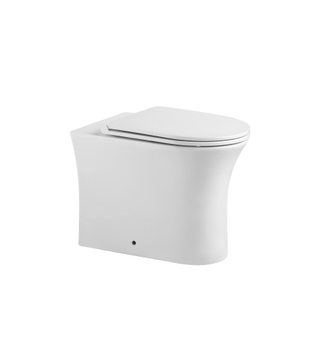 Унитаз приставной Agger AT01200 белый с сиденьем микролифт каскадный смыв - фото 2