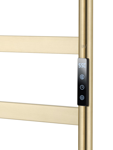 Полотенцесушитель Wonzon & Woghand Bremen WW-A207-BG 48х180 электрический золото - фото 3