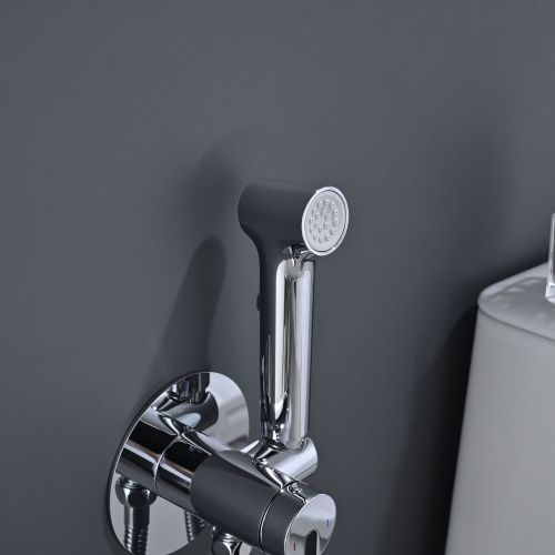 Гигиенический душ со смесителем Rose R235 хром - фото 5