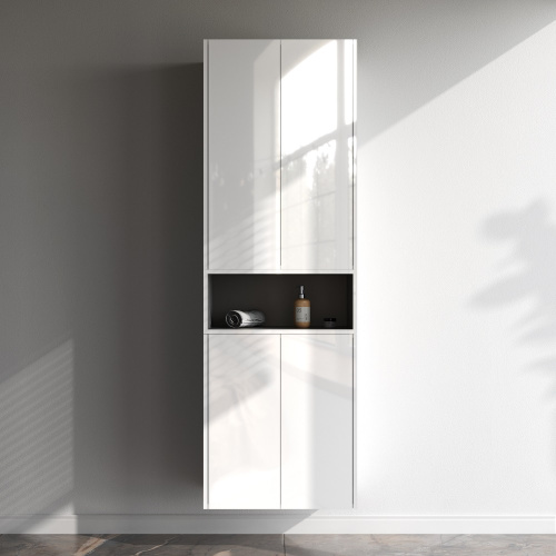 Полка Am.Pm Func M8FOH0601WG 60х35х25 подвесная цвет белый - фото 4