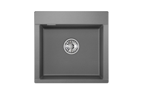Кухонная мойка Granula 5201, ГРАФИТ 52х50 цвет графит поверхность матовая - фото 2