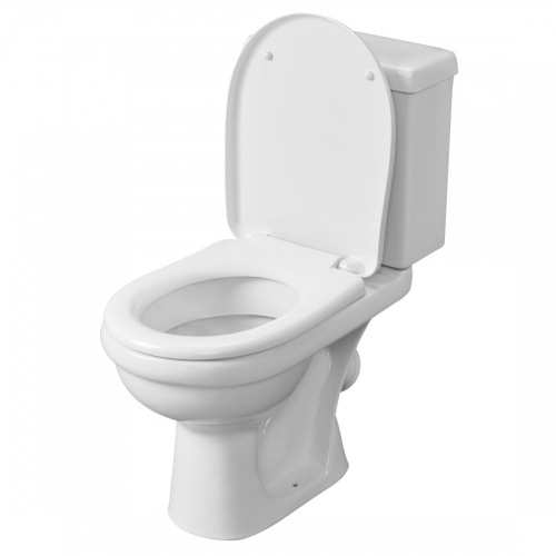 Унитаз-компакт напольный с бачком Santeri Визит 1P4053S0000BF белый с сиденьем каскадный смыв - фото 2