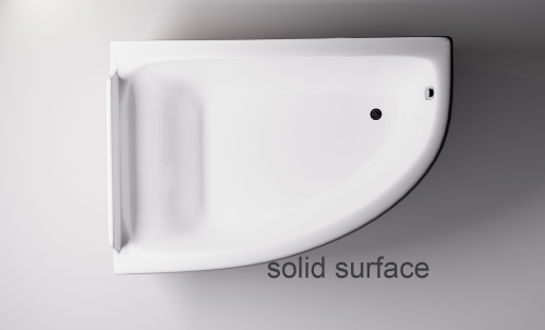 Ванна из искусственного камня Astra-Form Анастасия 01010063 182х125 угловая асимметричная с ножками - фото 3