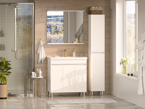 Тумба под раковину Misty Енисей Э-Ени01080-012 76х43х70 напольная - фото 5