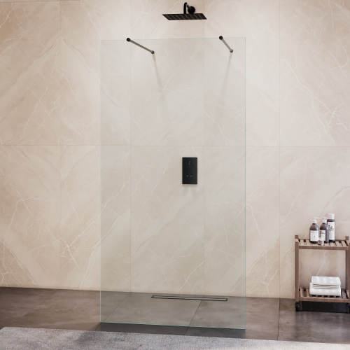 Душевая перегородка RGW Walk In 35101614-11 140х195 стекло прозрачное профиль хром глянцевый - фото 2