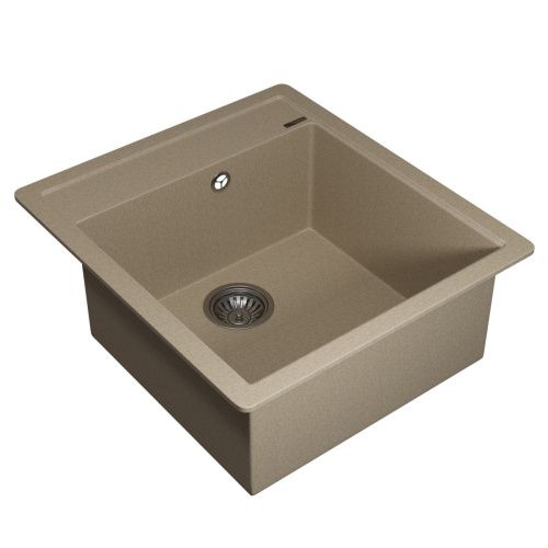 Кухонная мойка Uperwood Quartz Premium UPD-07 3910202125 45х50 цвет бежевый поверхность матовая - фото 2