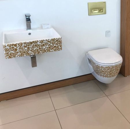 Чаша унитаза подвесная Creavit Terra TP325-11CB00E-CA00 цвет белый без сиденья душевой смыв