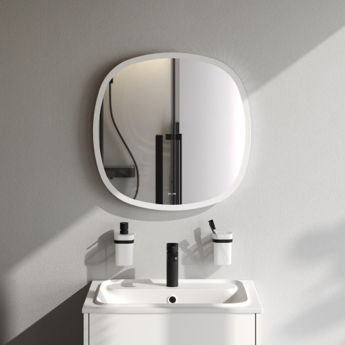 Зеркало в ванную Am.Pm Func M8FMOX0601WGS 60х60 цвет серый металлик - фото 3