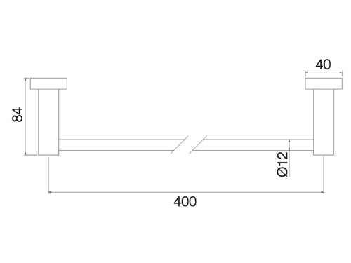 Полотенцедержатель Fima Carlo Frattini F6000/40CR - фото 2