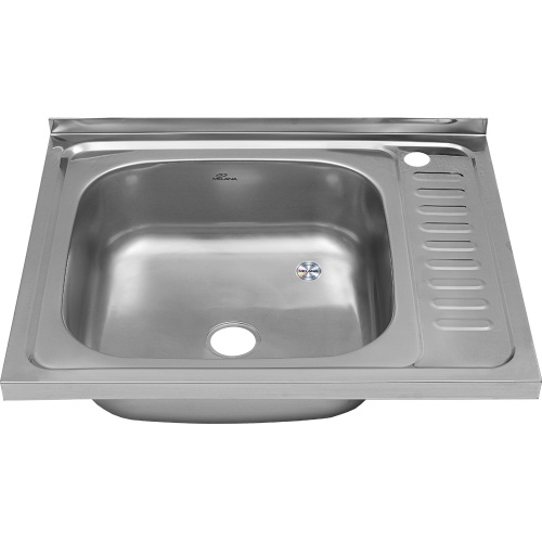 Кухонная мойка Melana 127 t L (*20) 60х50 цвет хром - фото 2