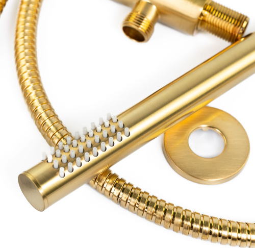 Душевой гарнитур Emmevi 154OT/ORS цвет брашированное золото - фото 4