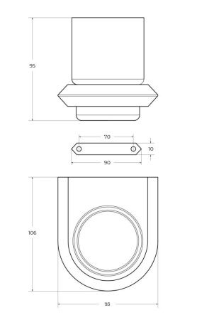 Стакан CEZARES LINER LINER-TUMS-GM