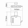 Бумагодержатель WasserKRAFT 5225