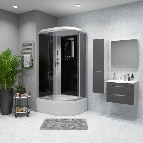 Душевая кабина Niagara Classic 25101434LP 120х80 асимметричная с крышей ориентация левая - фото 3