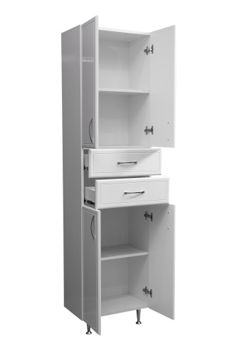 Шкаф-пенал Stella Polar Концепт SP-00000149 48х30х180 цвет белый - фото 4