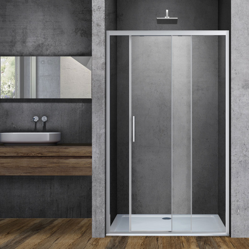 Душевая дверь Vincea Soft VDS-3SO130CL 130х195 стекло прозрачное профиль хром глянцевый