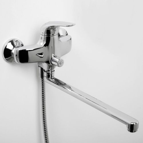 Смеситель для ванны Wasserkraft Rossel 2800 2802L настенный хром - фото 2