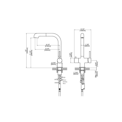 Смеситель Timo Saona 2346/00FL на мойку хром - фото 2