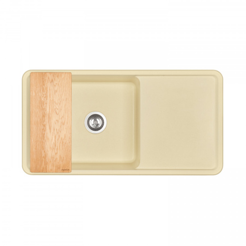 Кухонная мойка Aquaton Беллис 1A725132BS290 97х51 цвет бежевый - фото 2
