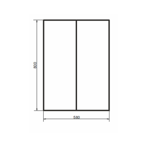 Шкаф Comforty 00-00009445CF 58х18х80 подвесной - фото 2