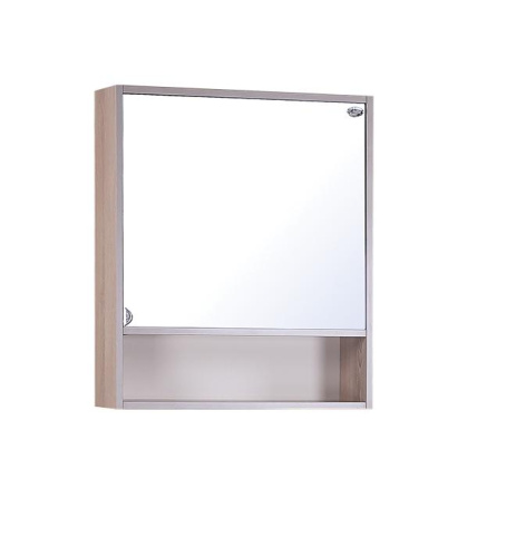 Зеркало-шкаф Onika Натали 206061 60х14х68 подвесной цвет коричневый