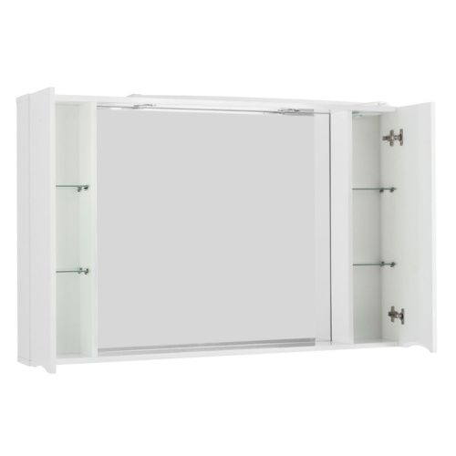 Зеркало-шкаф BelBagno Fly-Marino MARINO-SPC-1200/750-2A-BL-P 120х80 подвесной цвет белый - фото 5