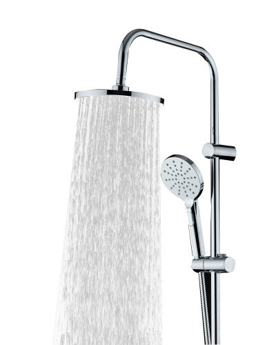 Душевая стойка Orange S09cr настенная цвет хром - фото 5