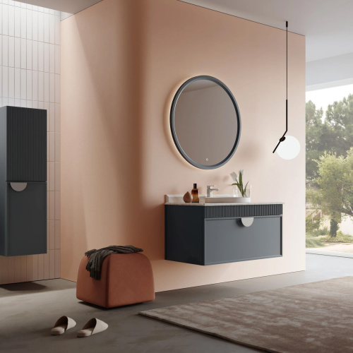 Тумба с раковиной Orka Molino 5004667 102х55х53 цвет антрацит матовый - фото 3