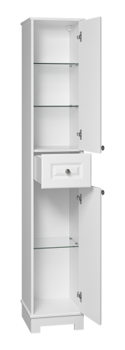 Шкаф-пенал Misty Ларго Лар-05035-0101П 37х37х200 напольный - фото 4