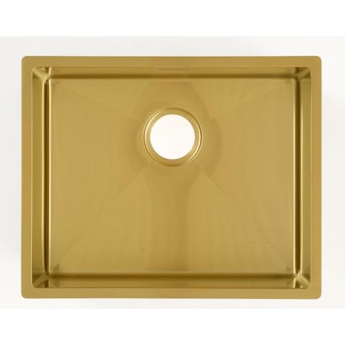 Кухонная мойка Grandex Aqua 5041741 54х44 цвет золото поверхность матовая - фото 5