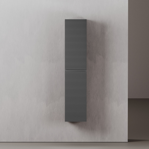 Шкаф-пенал Sancos FOLK PFL35GS 35х35х165 подвесной цвет серый - фото 2