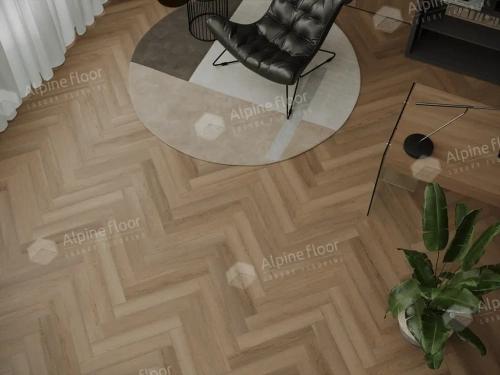 Кварцвиниловая плитка Alpine Floor Parquet LVT ECO-16-29 Дуб Батейн толщина 0.25 см 43 класс 590х118 - фото 2