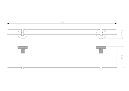 Полка для ванной комнаты Wonzon & Woghand Majestic WW-9227 - фото 2