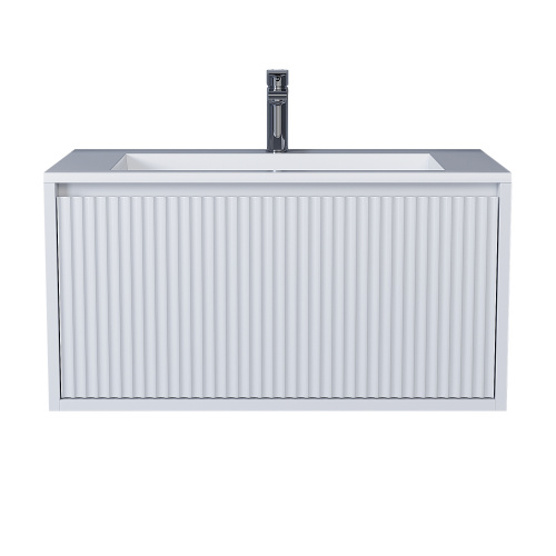 Тумба с раковиной Uperwood Next Premium 3930205168 80х45х42 цвет белый матовый - фото 4